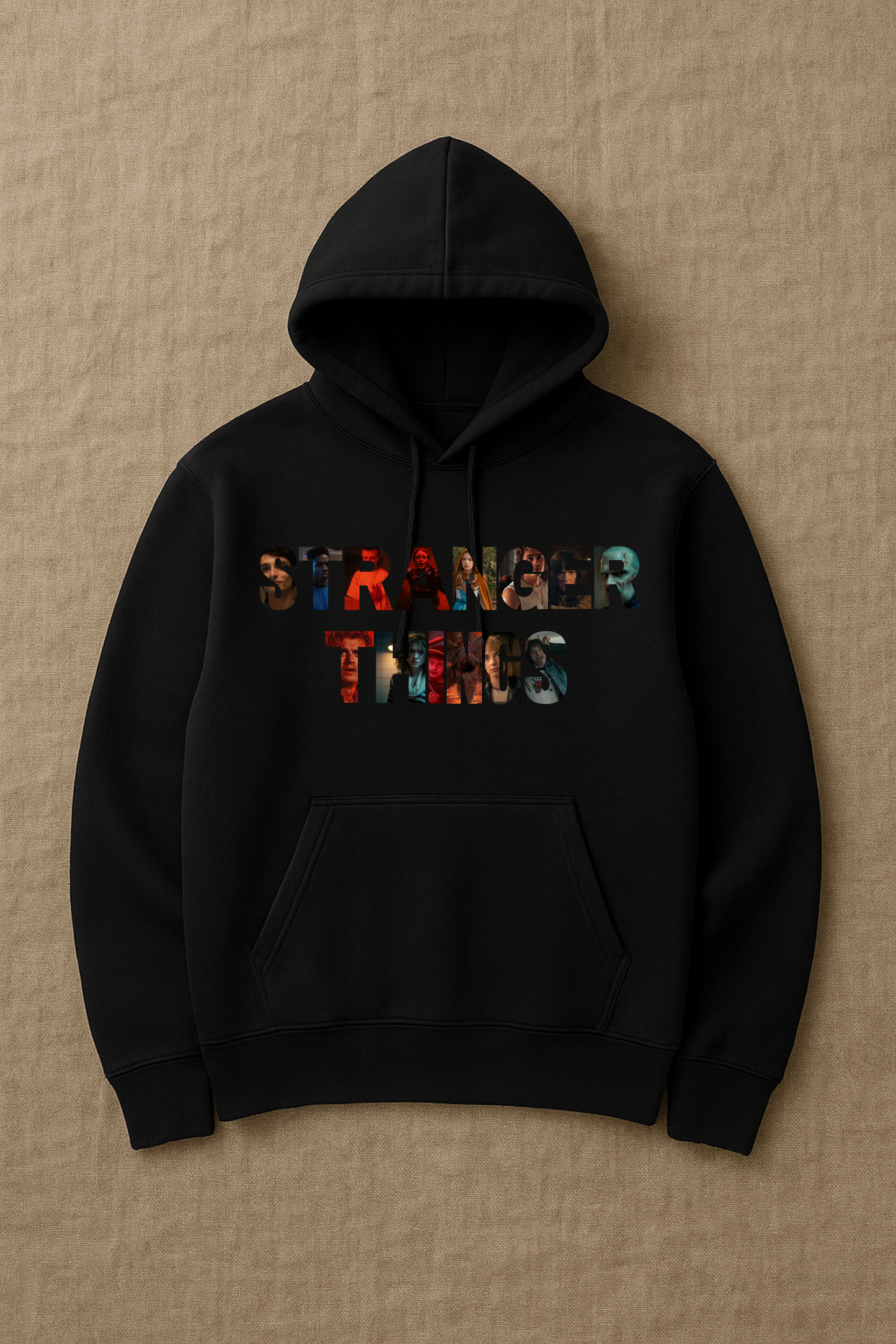 Stranger Things Typography Hoodie