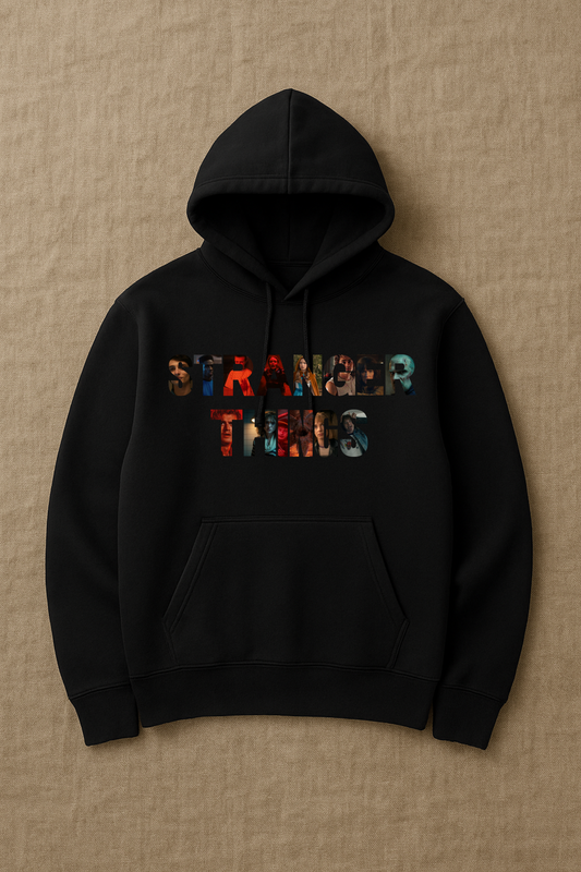 Stranger Things Typography Hoodie